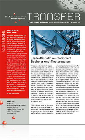 JADE Hochschule Wilhelmshaven Oldenburg Elsfleth